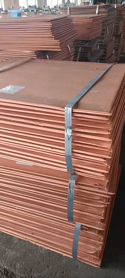 Afforable Price Red Right Copper Metal Copper Cathode/ Pure Copper Plate Cathode