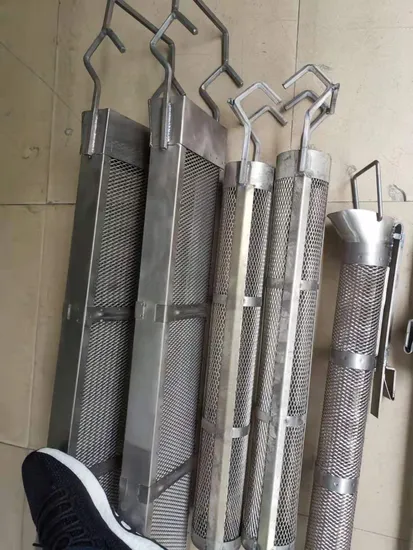 Hot Titanium Anode Basket for Chemical Industry/Titanium Basket Anode Water Treatment